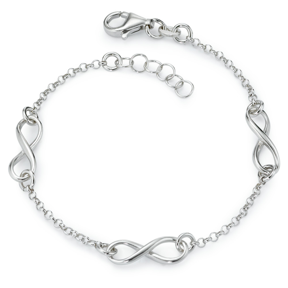 Armband Silber Infinity 19 cm verstellbar-353680
