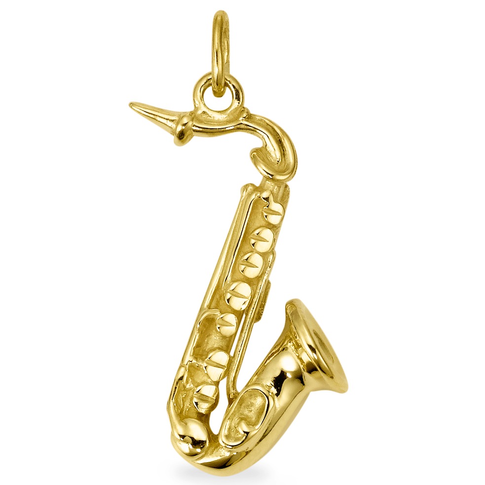 Anhänger 750/18 K Gelbgold Saxophon-506866