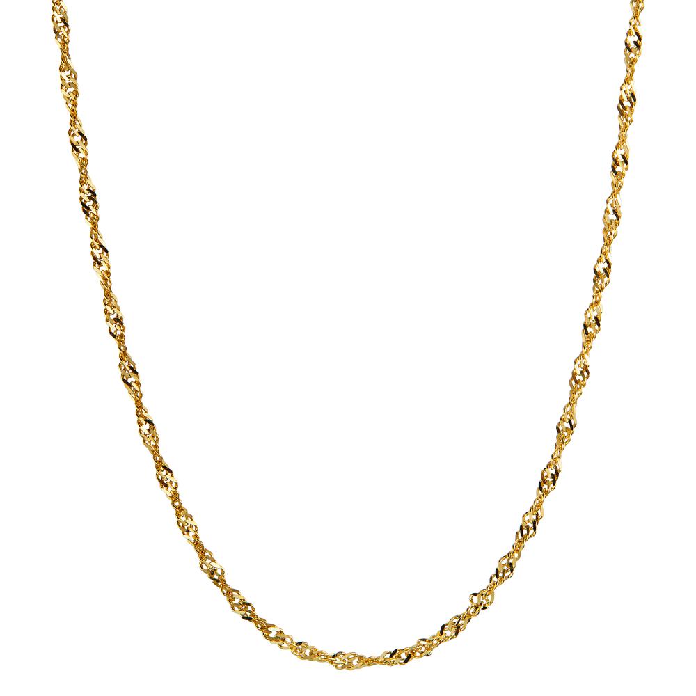 Singapur-Halskette 375/9 K Gelbgold  38 cm Ø1.1 mm-561137