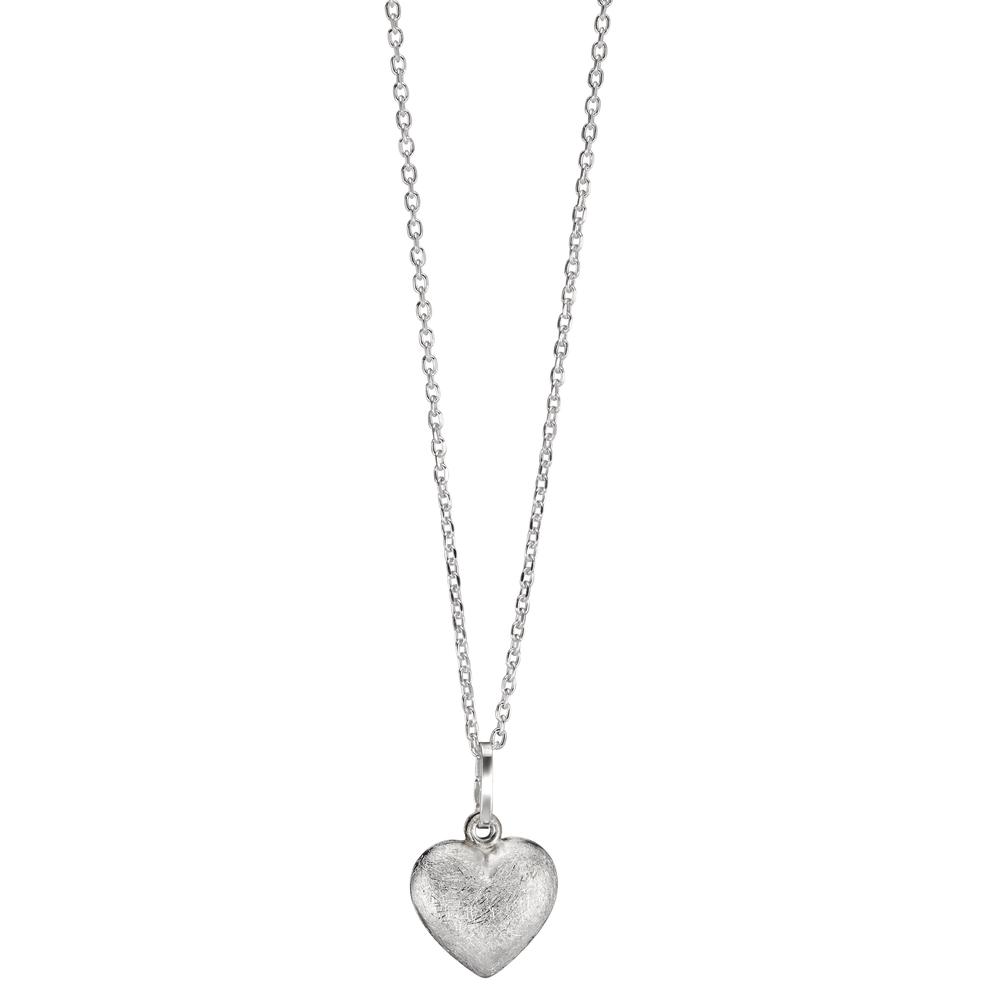 Halskette mit Anhänger Silber Herz 40-42 cm verstellbar Ø10 mm-571930