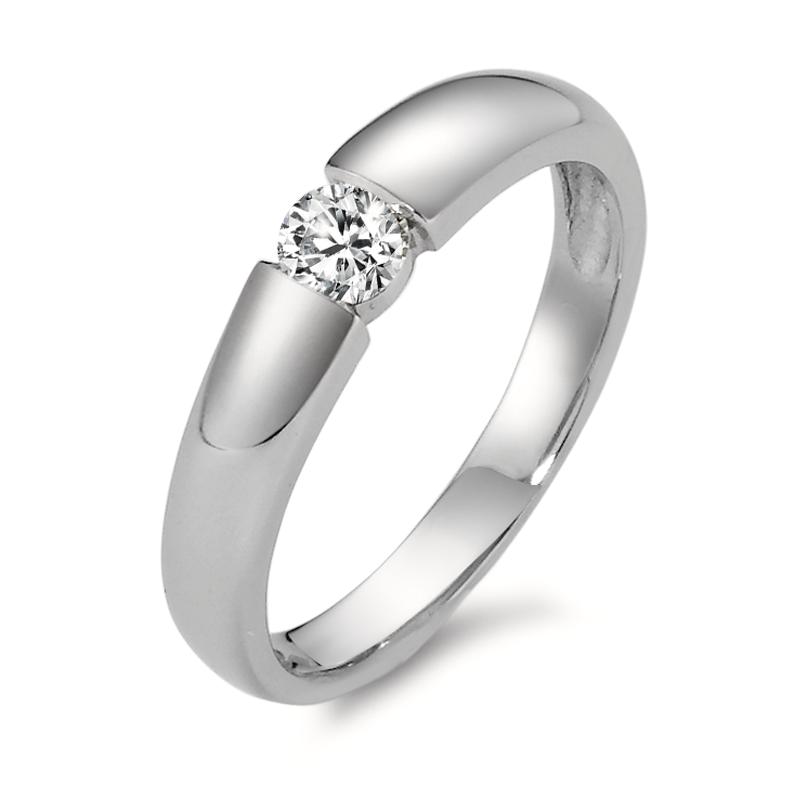 Solitär Ring 950 Platin Diamant 0.20 ct, vsi-572689