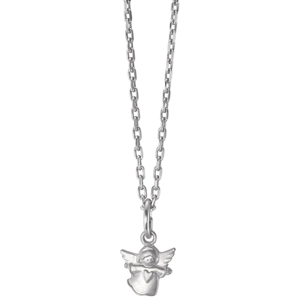 Halskette mit Anhänger Silber rhodiniert Schutzengel 36-38 cm verstellbar-572743