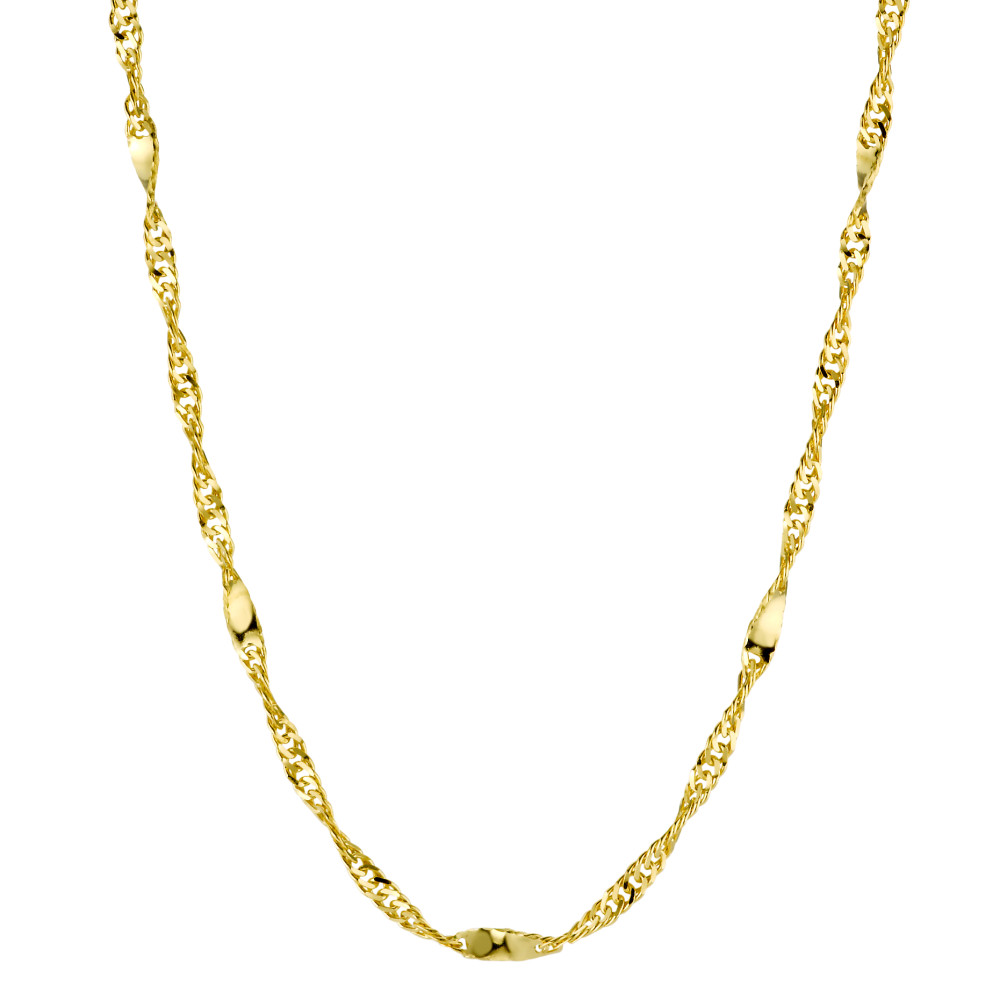 Halskette 375/9 K Gelbgold 38 cm-577306