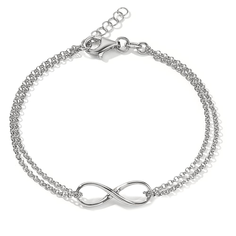 Armband Silber rhodiniert Infinity 17-19 cm verstellbar-586462
