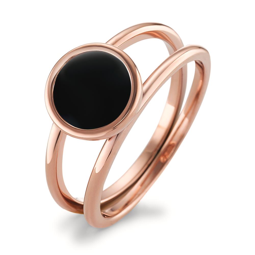 Ring Yuna Edelstahl-Rosé mit Emaille Ø9.5mm-596628