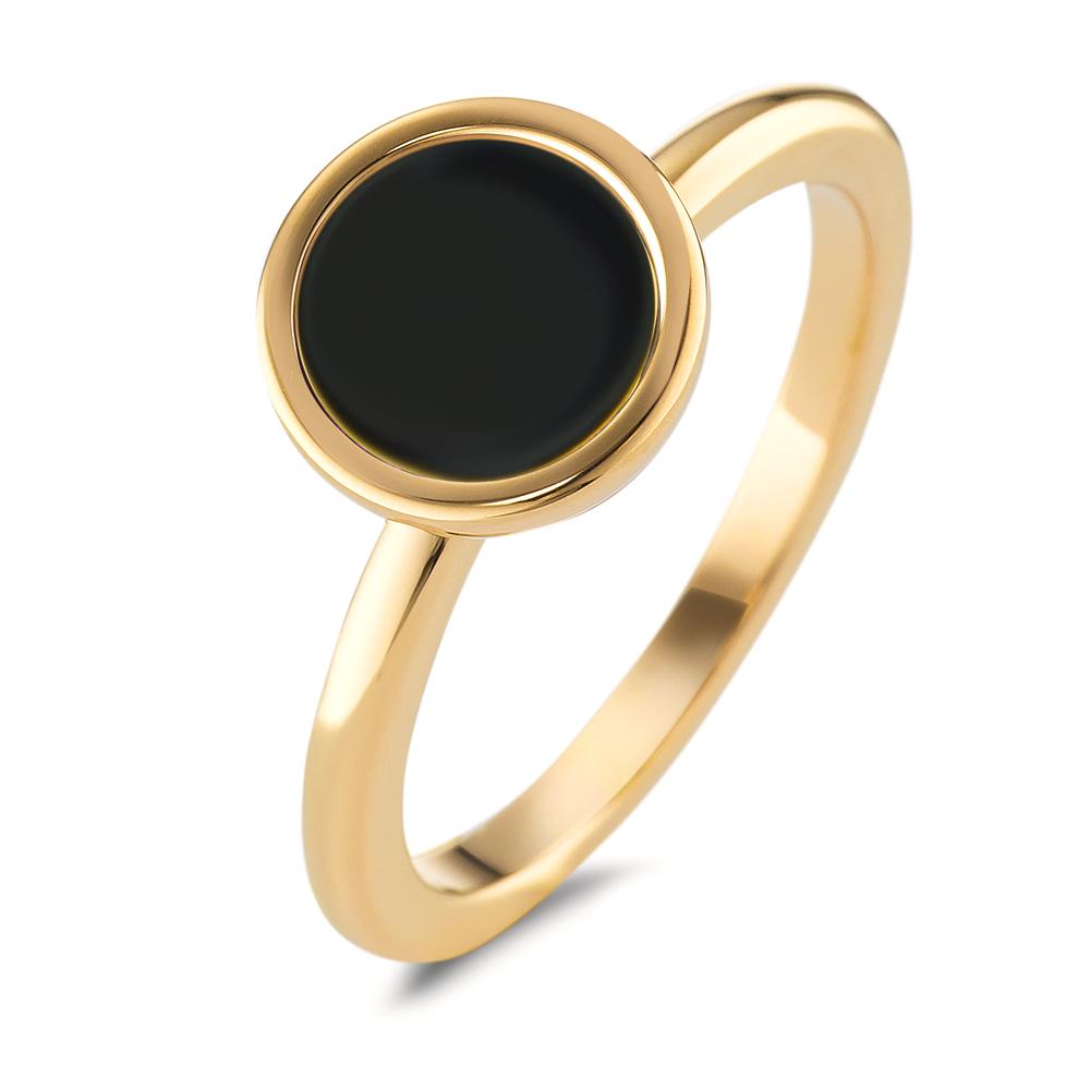 Ring Yuna Edelstahl-Gold mit Emaille Ø9.5mm-596638